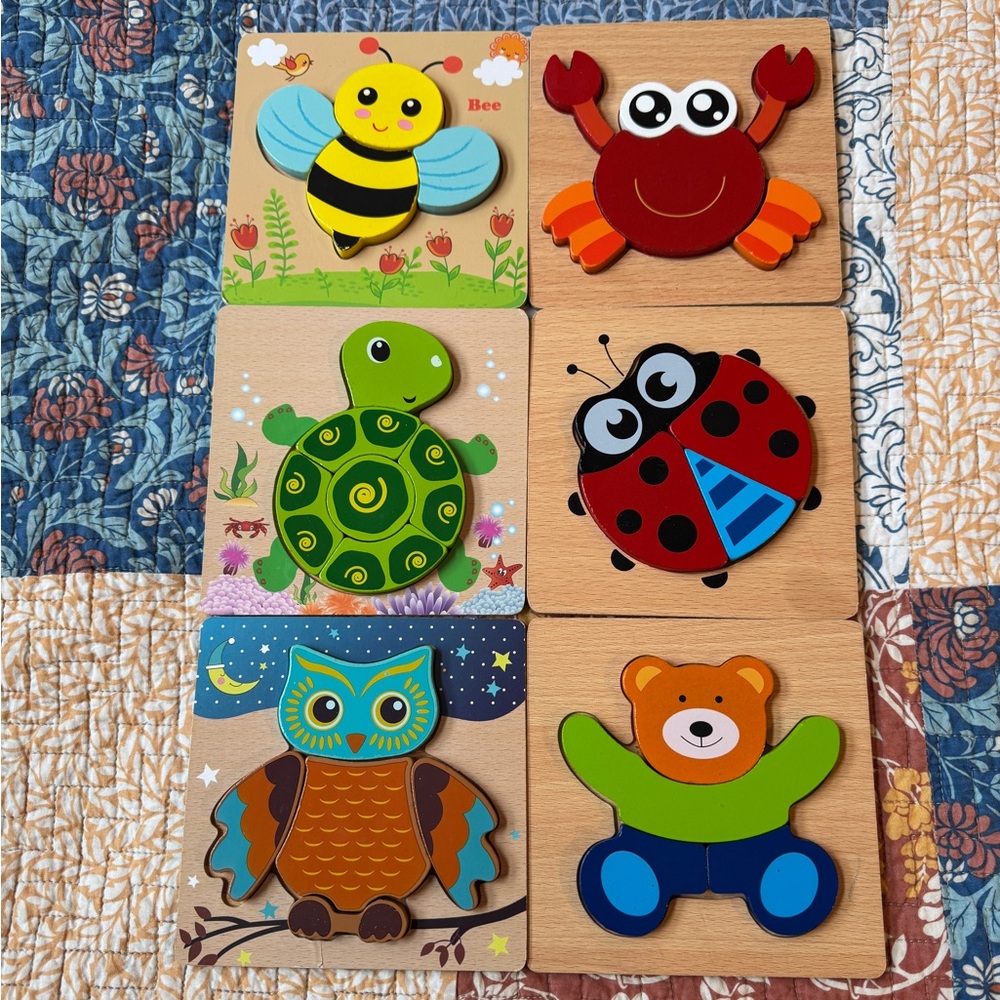 6 kids puzzles